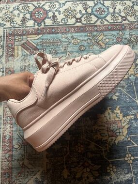 Asos Blush Pink Platform Sneakers